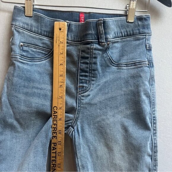 Spanx skinny leg pull on denim jeans Sz S - Picture 8 of 11